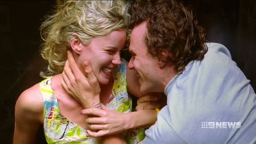 Abbie Cornish and Heath Ledger in "Candy". (9NEWS)