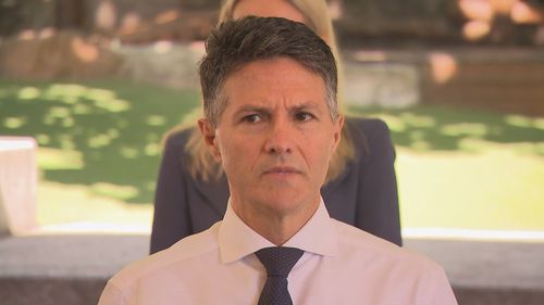 Digital services minister Victor Dominello addresses before and after school voucher extension.