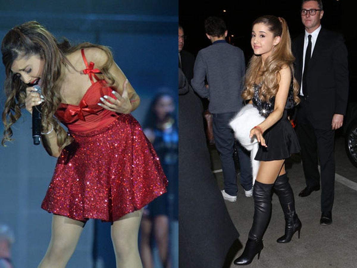 1200px x 900px - Fifty shades of Ariana Grande? Squeaky-clean pop star reveals sex shop  outfit secret - 9Celebrity