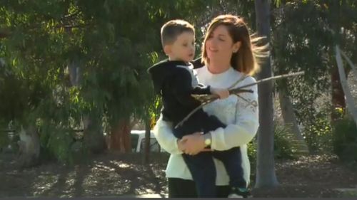 Sonia Ford told 9NEWS she was "so grateful" to have Jacob back in her arms. (9NEWS)