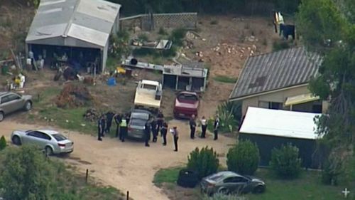 The 24-year-old was allegedly bound inside a disused pig shed on his property. 