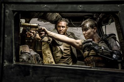 Charlize Theron and Tom Hardy in George Miller's "Mad Max: Fury Road"
