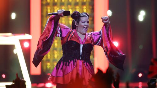 Netta representing Israel with "Toy" performs during the Grand Final of the 63rd annual Eurovision Song Contest. (Picture: EPA)