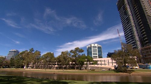 The planned building site along the Parramatta River. (9NEWS)