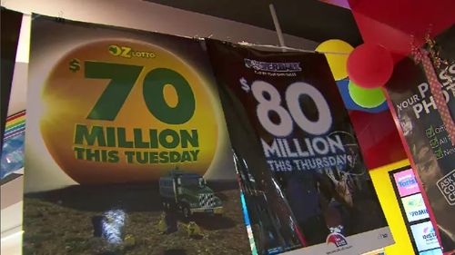 The search is on for the second dual winner of the $70-million-dollar Oz Lotto jackpot. Picture: 9NEWS.