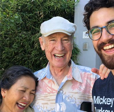 Darren Criss with mum Cerina and dad Bill (Charles William Criss Jr.)