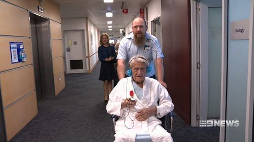 The 99 year old said the return of his cherished medal represented something good. (9NEWS)