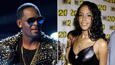 R. Kelly and Aaliyah