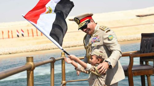 Egyptian President Sisi inaugurates 'new Suez Canal'