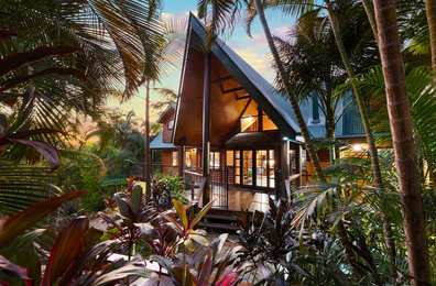 Resort-style property for sale that resembles Bali, is actually located in Queensland.