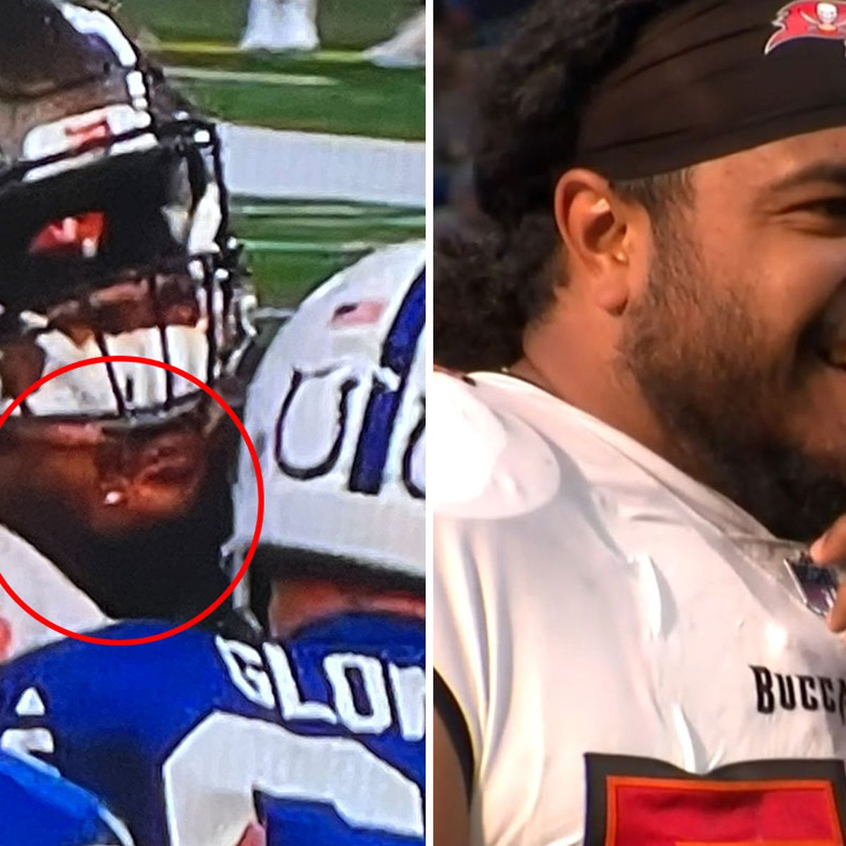 Buccaneers' Vita Vea Loses a Tooth vs. Colts After Taking Helmet to the  Mouth, News, Scores, Highlights, Stats, and Rumors