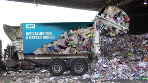 An urgent review is being carried out of the state's recycling contracts. 
