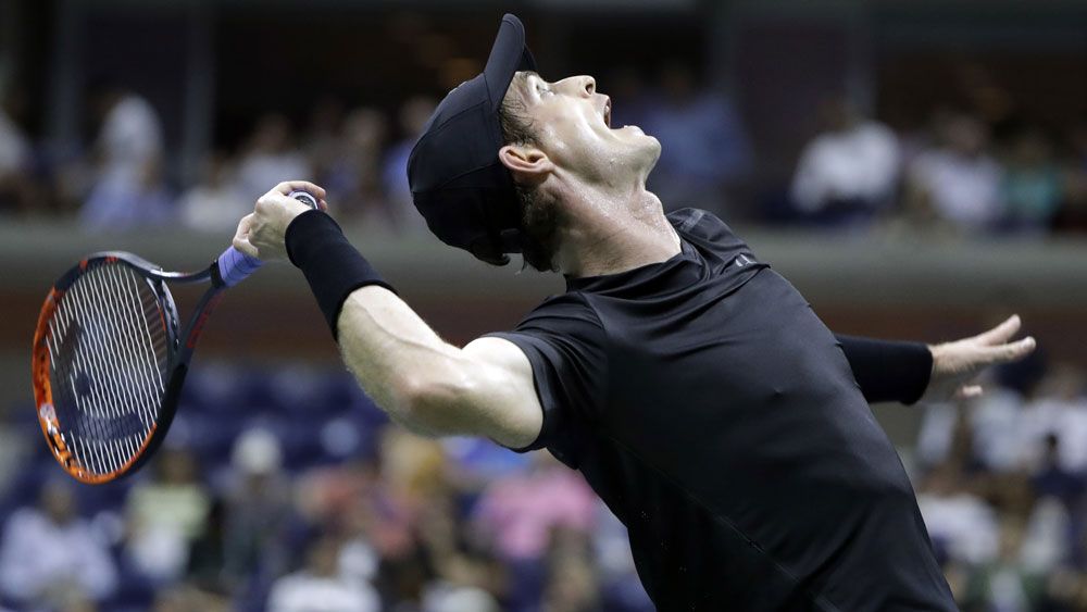 Andy Murray is through to the last eight at the US Open. (AAP)