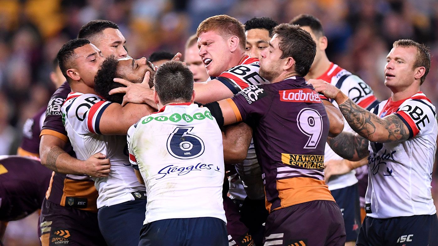 Sydney Roosters star Dylan Napa says he wasn't showboating over head clash