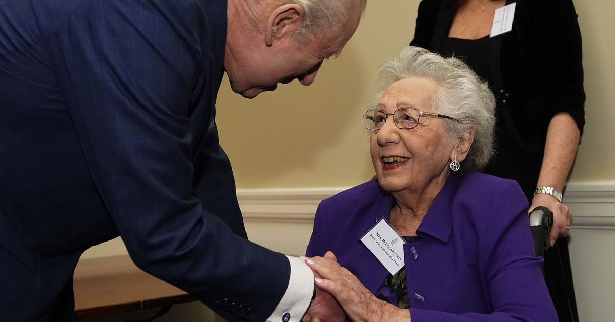 'Let go of the King's hand': 98-year-old reprimanded