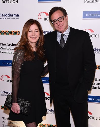 Dana Delany and Bob Saget attends Cool Comedy - Hot Cuisine, A Benefit For The Scleroderma Research Foundation at Carolines On Broadway on December 8, 2015 in New York City.