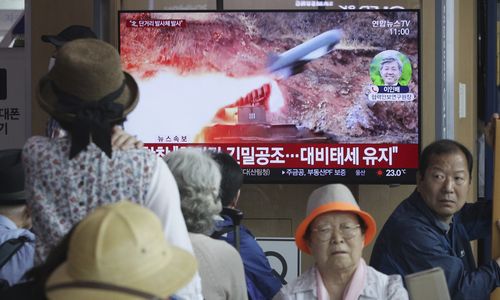 North Korea fired several unidentified short-range projectiles into the sea off its eastern coast, the South Korean Joint Chiefs of Staff said, a likely sign of Pyongyang's growing frustration at stalled diplomatic talks with Washington meant to provide coveted sanctions relief in return for nuclear disarmament. 