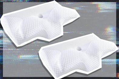 9PR: Cervical memory foam pillow.