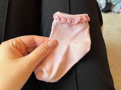 Mum Amy talks about odd socks and losing them constantly