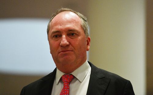 The new leader has acknowledged the work of his predecessor Barnaby Joyce. (AAP)
