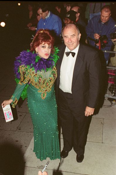 Margarita Pracatan and Clive James