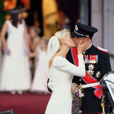 The Wedding Of Crown Prince Haakon Of Norway & Mette-Marit In Oslo in August 2001