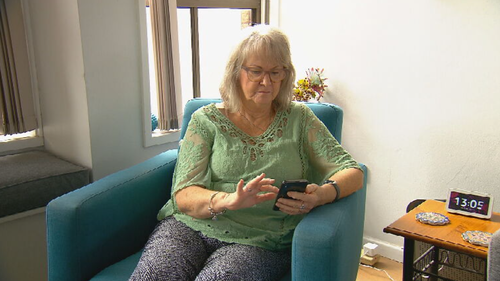 Newcastle pensioner Donna Jaeger has lost her entire savings after she was scammed out of hundreds of dollars over a text message.