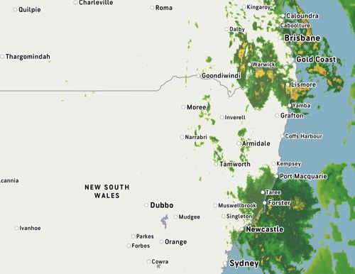 East coast of NSW to be smashed by rain