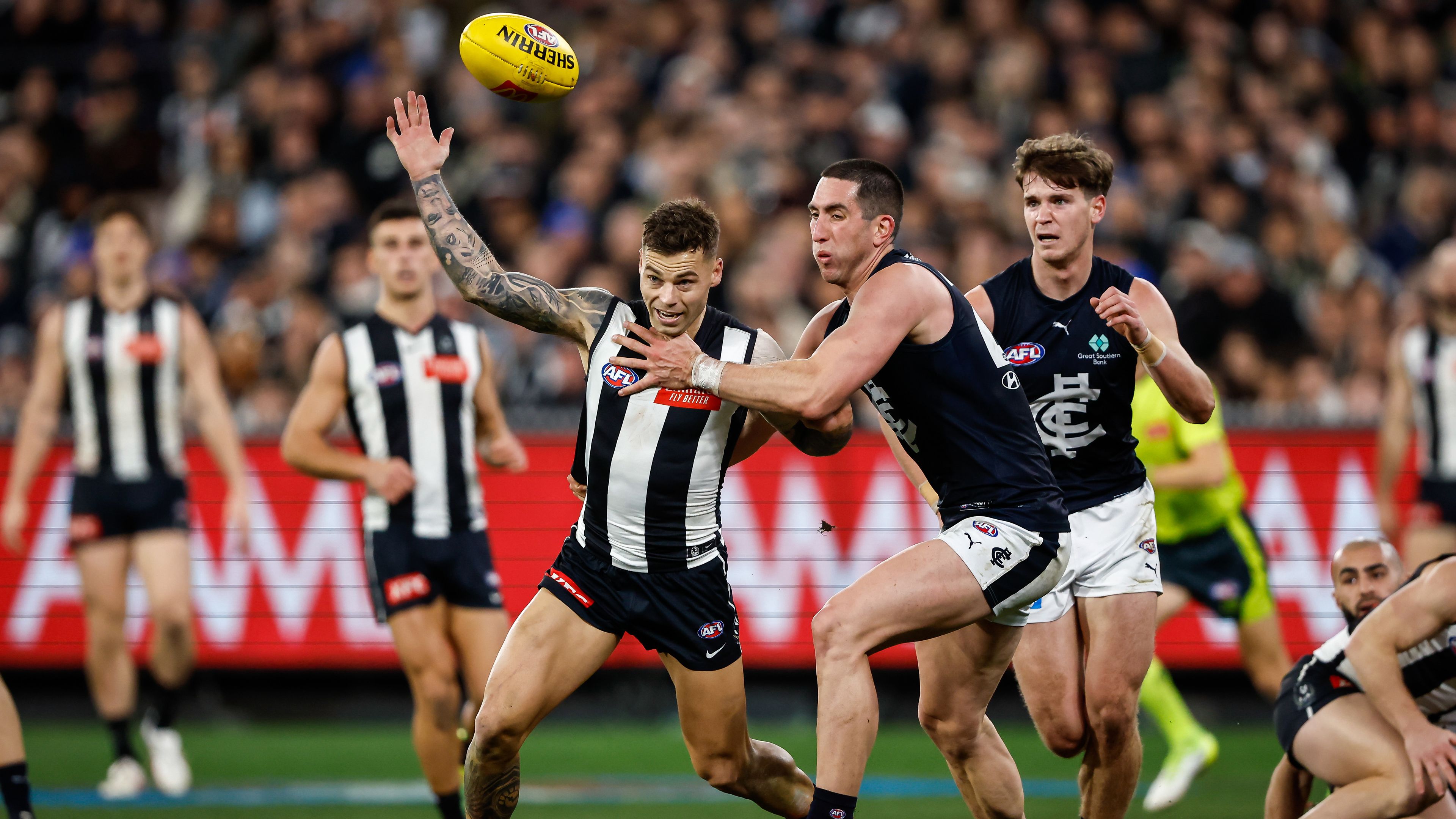 The Carlton-Collingwood rivalry is alive again.