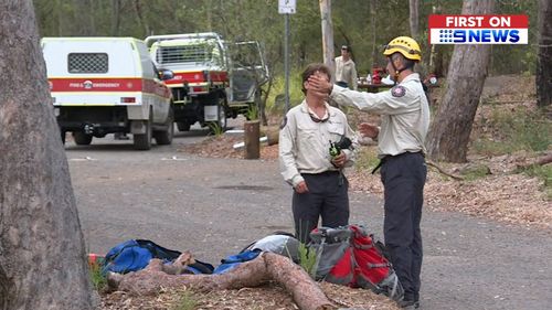 It's believed one of the group has hypothermia.