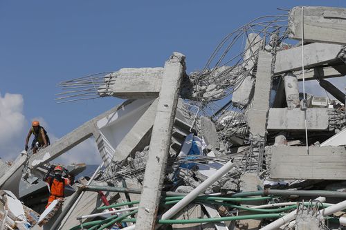 Thousands are still believed to be trapped underneath rubble after last week's earthquake and tsunami on the Indonesia island of Sulawesi.