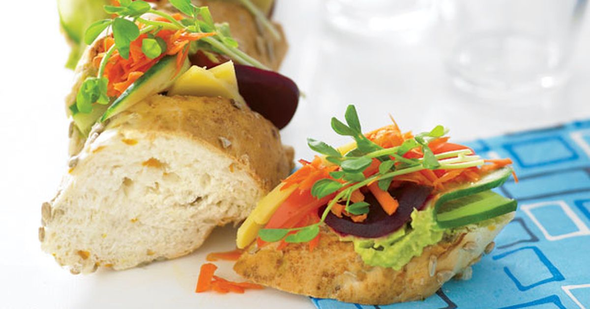 Super cheese and salad sub - 9Kitchen
