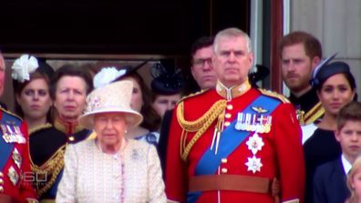 Queen Elizabeth II and Prince Andrew