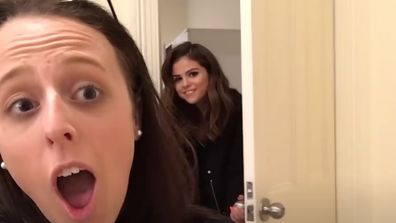 Selena Gomez fan surprised by star in bedroom