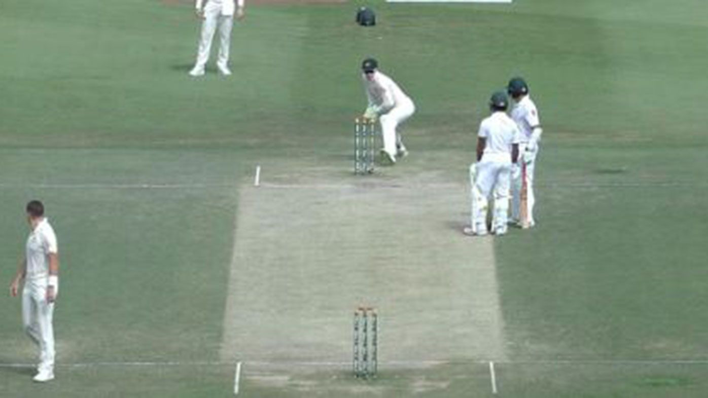 Azhar Ali is run out in comical fashion in the second Test