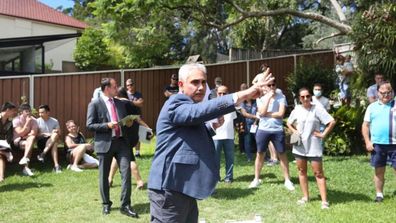 Sydney auctioneer auction Domain property sale