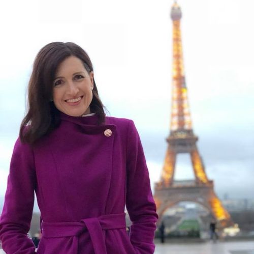 Laurel Irving moved to London to be the network’s Europe correspondent earlier this year. Picture: Facebook 