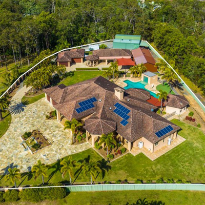 Gold Coast hinterland mansion designed for revheads with a 29-car garage