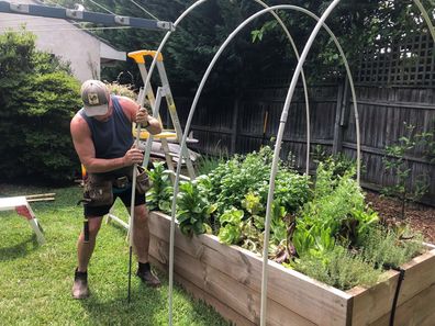 Scott Cam shows how to build a veggie garden cover for under $300