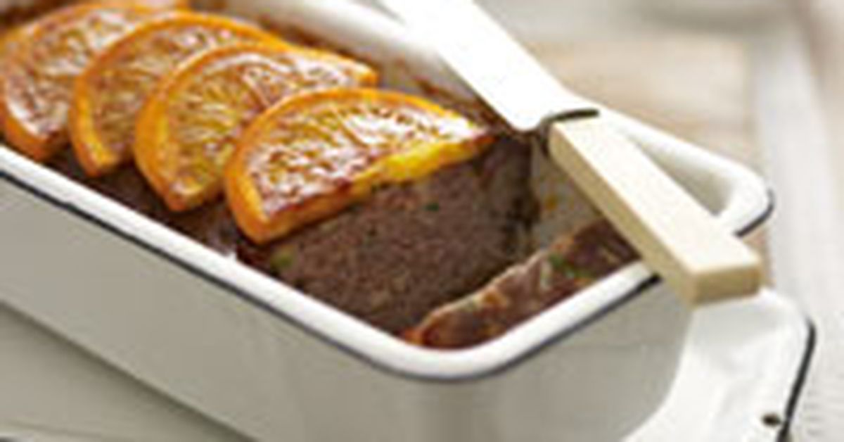 Orange glazed meatloaf - 9Kitchen