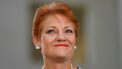 One Nation leader Pauline Hanson has given the government some hope of getting the legislation passed.