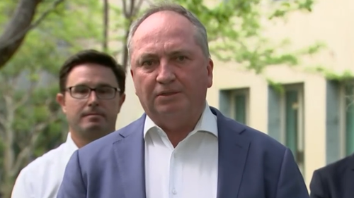 Nationals leader Barnaby Joyce.