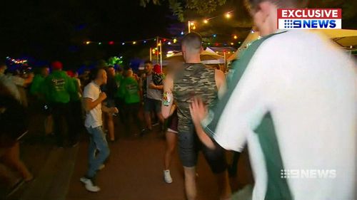 The incident unfolded at Victor Harbour's Schoolies in November. (9NEWS)