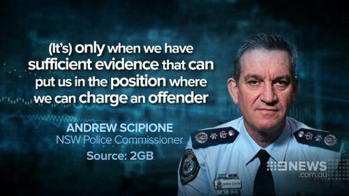 NSW Police Commissioner Andrew Scipione defended the raids on radio. (9NEWS)