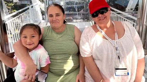 Sharon, Rebecca and Sofia Zahabi, are among those affected on Pacific Explorer.