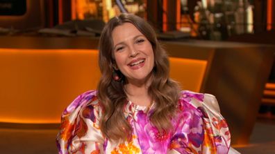 Drew Barrymore hosting her self-titled talk show