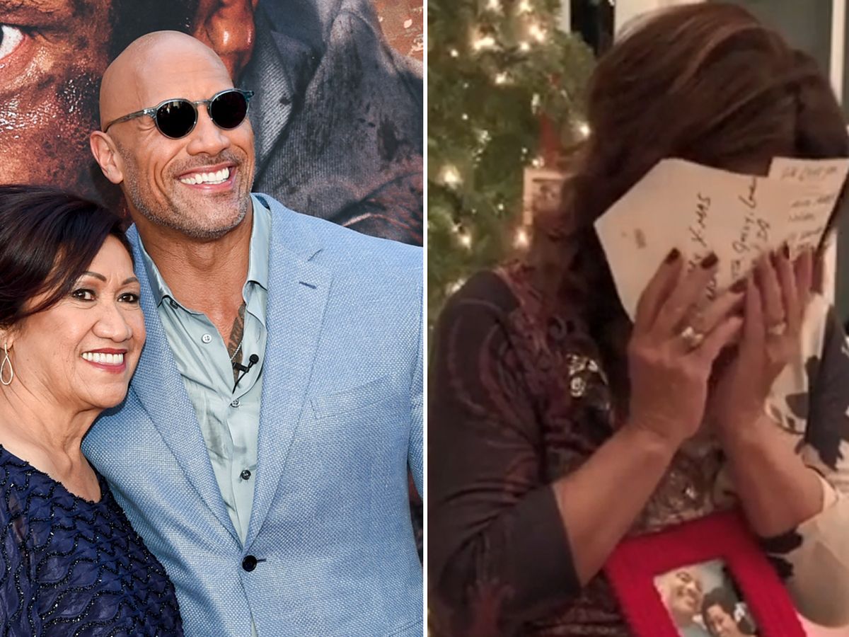 The Rock bought his mom a house for Christmas