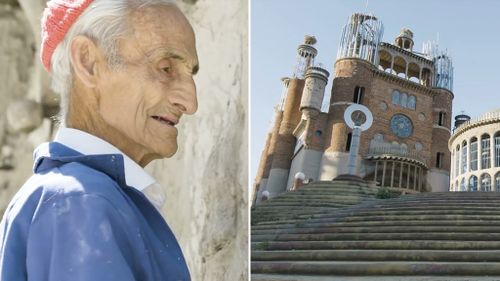 Ninety-year-old Spanish man Justo Gallego and his cathedral. (YouTube/Great Big Story)