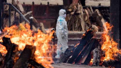 India reported 349,691 new cases of COVID-19 today, the fourth day in a row the country has set a world record for daily infections during the coronavirus pandemic