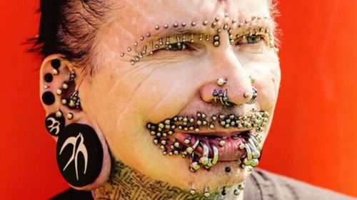 'World's most pierced man' turned away from Dubai airport
